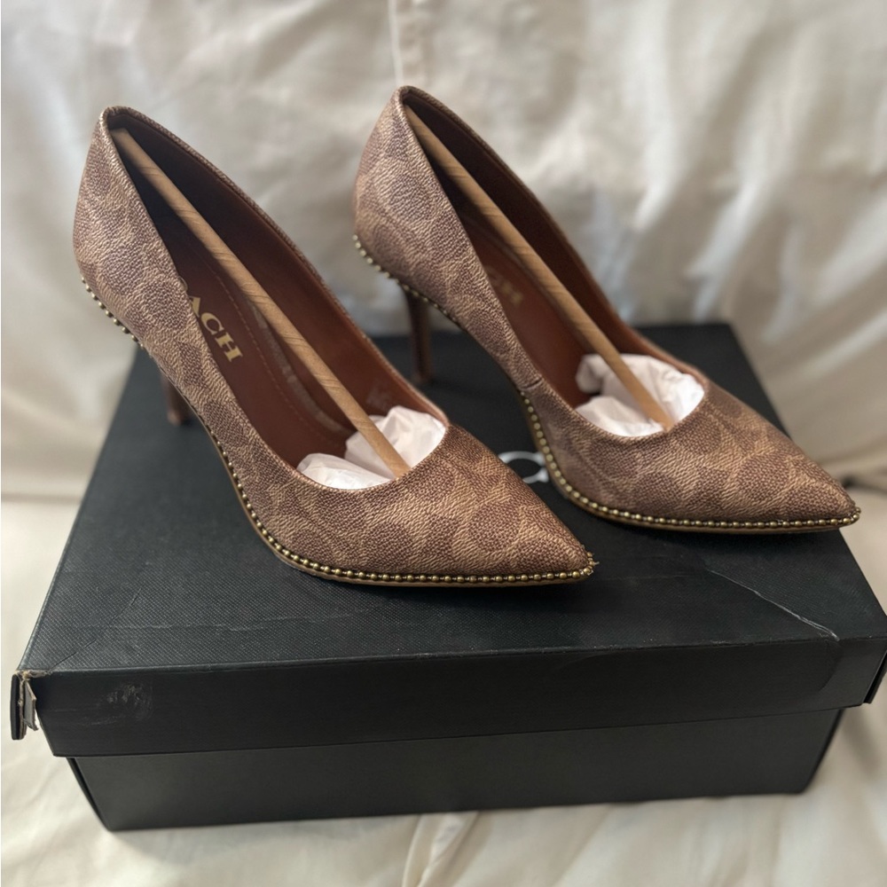 Coach Waverly Brown Women's Heels
